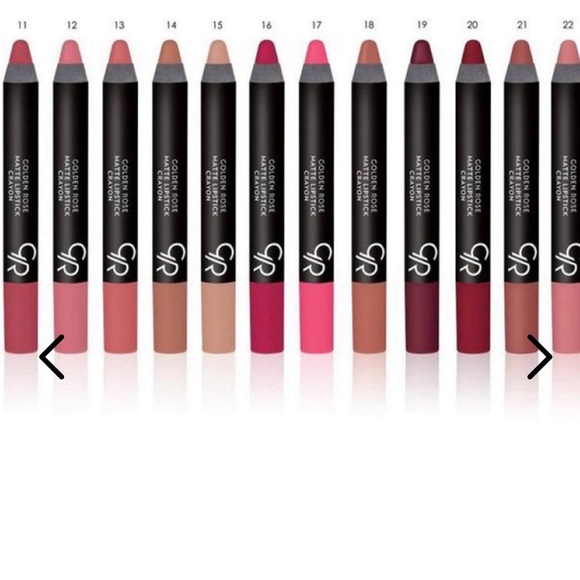 New! CELESTY Golden Rose matte lipstick crayon lot #16 & 18 - Picture 3 of 3